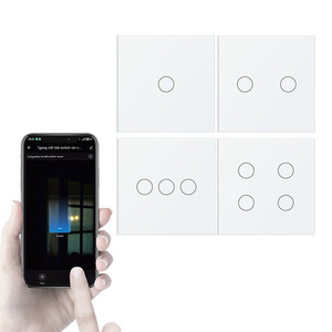 Tuya Smart Wall <b>Touch</b> <b>Switch</b> 86 Type Wifi 2.4Ghz Water Proof Timing Function European Standard - Product Image 4