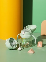 Produits pour bébés et enfants OEM, biberon en plastique PPSU, gobelet à eau pour bébé, gobelet à bec avec 2 couvercles