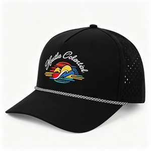 Custom 5 Panel Snapback Baseball Cap, Embroidered Flat Brim Hat, Trucker Golf Sports Caps OEM - Product Image 1