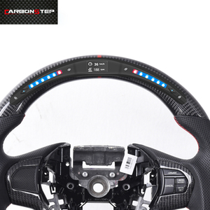 פחמן סיבי LED הגה מרוצי מכוניות גלגל להונדה CRZ - Product Image 3