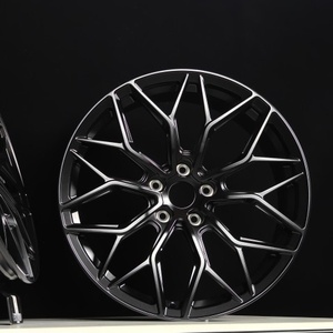 Rueda Forjada de 20 Pulgadas, Negro Mate, 9J, de Una Pieza, 5-120, 5-108, Llanta de Repuesto para Automóvil de Pasajeros, Bajo MOQ, Acabado Personalizado, Venta al Por Mayor - Product Image 3
