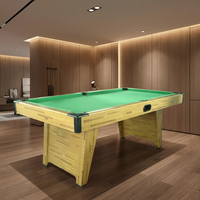 Table de billard professionnelle en MDF de 6 pieds pour intérieur, avec plateau en ardoise, système de retour de billes, design moderne, personnalisable, Snooker Billiards G S GS-BT-2070