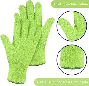 Gants de bain en éponge écologiques à cinq doigts double face H8, brosse de douche, SPA, massage, éliminateur de peaux mortes, exfoliant corporel - Product Image 4