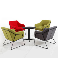 Meubles de salon au design moderne canapé en cuir chaise de loisirs fauteuil de salon nordique hall d'hôtel chaise d'appoint en cuir