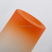 Zosi — lunettes de soleil givrées en arc-en-ciel dégradé 10oz, verre à boisson personnalisé, tasse à eau