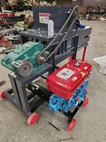 Presse à balles semi-automatique pour fourrage, tiges de maïs, blé et foin