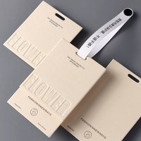 Vente en gros étiquette suspendue étiquette en papier pour vêtement en corde personnalisée étiquette suspendue avec logo personnalisé étiquettes en papier pour vêtement imprimées pour jean