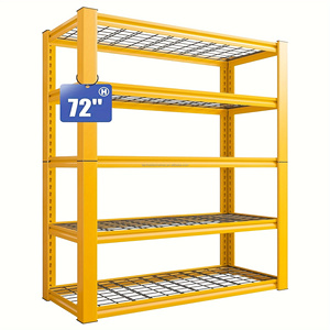 Étagère de <span class=keywords><strong>garage</strong></span> métallique OEM durable à 5 niveaux, réglable, grande capacité, pour le stockage de pneus en entrepôt - Product Image 1
