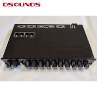 9 bandes EQ9 Full Graphic Equalizer 6 Ch out Passive Crossover pour amplificateur de voiture Système audio