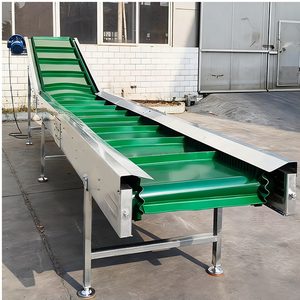 Gran oferta, transportador de elevación de correa, transportador de correa de tolva de verduras y frutas de acero inoxidable, máquina de transporte eléctrica, transportadores de granos - Product Image 5