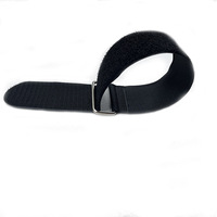 Sangle auto-adhésive double face en silicone élastique imprimée sur mesure avec boucle auto-agrippante pour câbles et accessoires