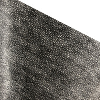 Entoilage élastique thermocollant non tissé PES à double point pour costumes, manteaux, vestes et tissus voiles