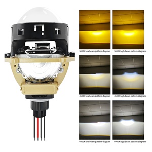 Nuovo Design Chenlang: Proiettore Bi-LED da 3 Pollici 110W, Installazione Senza Perdite, Tre Colori: Bianco, Bianco Caldo, Giallo per Fari Auto - Product Image 4