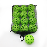 Fabricant de balles de pickleball sur mesure approuvées par USAPA Pratique d'entraînement en plastique coloré 26 trous Sports Entertainment