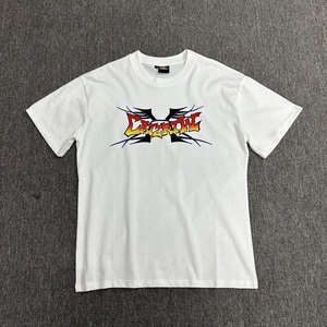 Camiseta de Manga Corta Estilo Urbano Americano, Hip-Hop Europeo/Americano, Unisex, Informal, de Algodón Transpirable, Holgada, 250g - Product Image 1