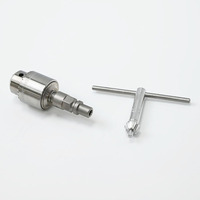 Mandrin de perçage Jacobs en acier inoxydable Well Trust avec clé et base de couplage AO pour machine de perçage orthopédique Stryker