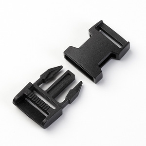 Hebillas de plástico de 15 mm de diámetro interior para correas de sujeción, color negro - Product Image 3