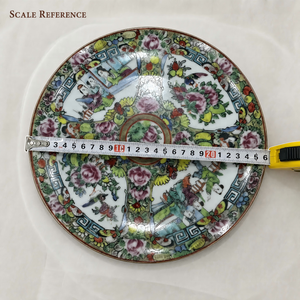 Assiette murale décorative en <span class=keywords><strong>porcelaine</strong></span> peinte à <span class=keywords><strong>la</strong></span> main, style famille rose <span class=keywords><strong>de</strong></span> Canton, motif floral, pour <span class=keywords><strong>la</strong></span> maison et l'hôtel - Product Image 4