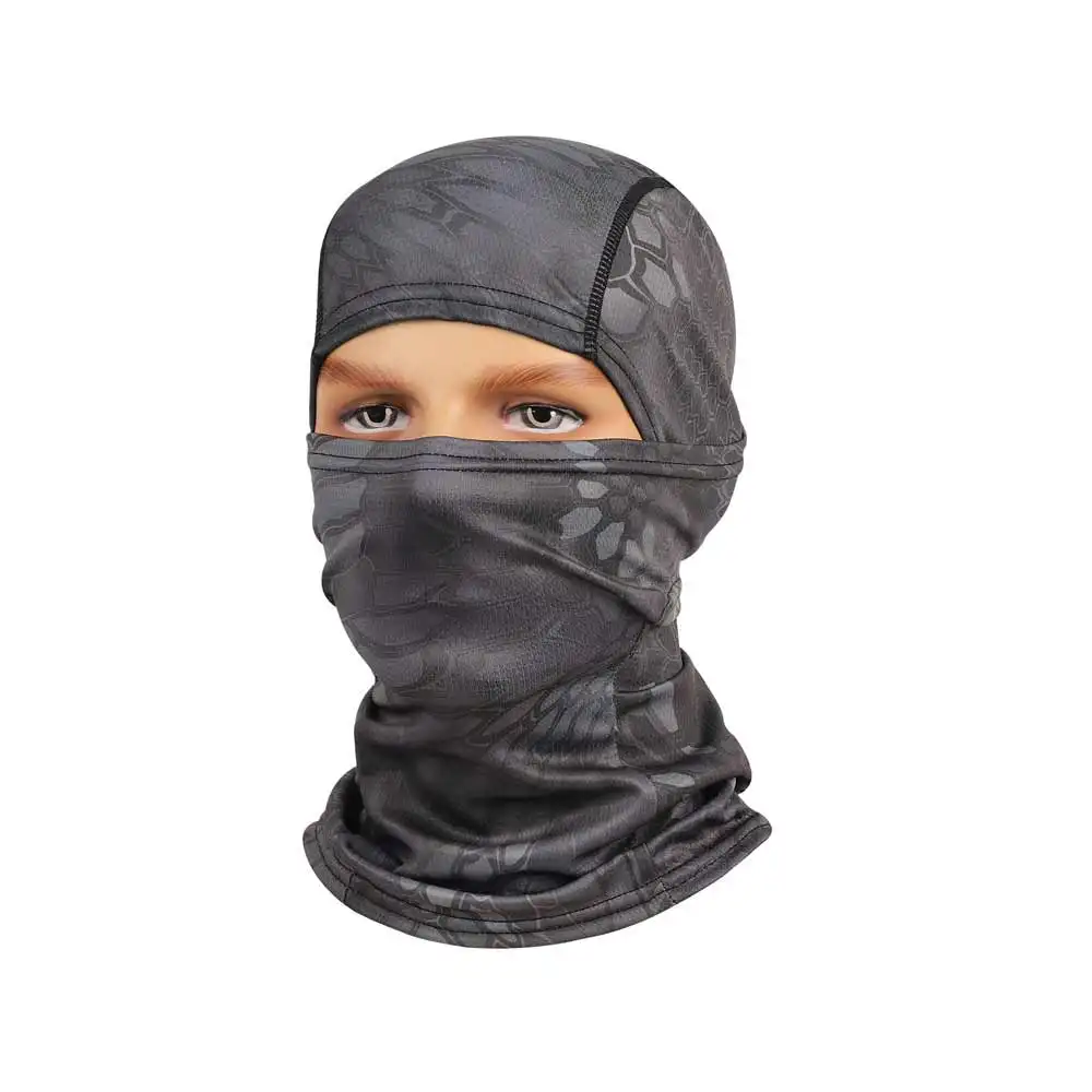 Custom Winter Black Camo Windproof Bandana Bivakmuts Motorfiets Hardlopen Ski Masker Voor Vrouwen