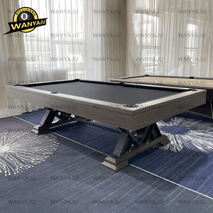 Patas de Mesa Geométricas de 7 pies Personalizadas de Fábrica, Madera de Roble Maciza, Mesa de <span class=keywords><strong>Billar</strong></span> de Lujo, Adecuada para Mesa de <span class=keywords><strong>Billar</strong></span> de 9 pies - Product Image 2