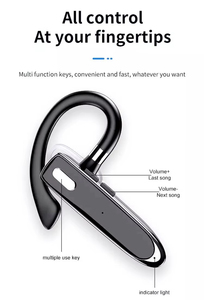 Auriculares Inalámbricos Bluetooth con Micrófono, Diseño <span class=keywords><strong>de</strong></span> Gancho para una Sola Oreja, Ajustables y Giratorios, Ideales para Conductores, Gran Venta al por Menor - Product Image 4