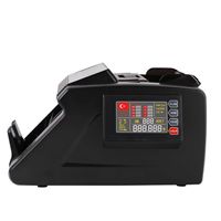 Compteur de billets automatique Euro de qualité bancaire, portable, précis, avec fonction de tri et de comptage de valeur, 900 pièces/min, trémie de 200 pièces, écran TFT, CE