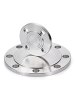 Bride aveugle en acier inoxydable usinée CNC, 100 mm DN100 SS304 316L, livraison rapide pour raccordement de tuyauterie général, directement de l'usine