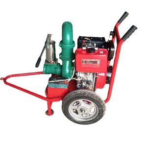 Bomba de Riego Diésel Manual con Arranque Eléctrico, Bomba de Agua para Granja, Bomba de Motor Metálica para Uso Agrícola - Product Image 5