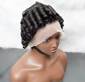 บราซิล<span class=keywords><strong>สั้น</strong></span> Pixie ตัดวิก<span class=keywords><strong>ผม</strong></span>มนุษย์วิกผมน่า<span class=keywords><strong>รัก</strong></span>จริงแหวนนิ้วผมสําหรับผู้หญิงผิวดําเต็มเครื่องทําวิก<span class=keywords><strong>ผม</strong></span> - Product Image 2