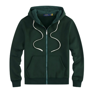 Sudadera con Capucha de Alta Calidad, Estilo Casual, Marca <span class=keywords><strong>Ralph</strong></span> <span class=keywords><strong>Lauren</strong></span>, 100% Algodón, para Hombre, con Cierre, Deportiva, para Correr, Básica, Informal, Unisex - Product Image 1