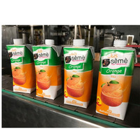 Machine d'emballage aseptique de brique de 200ml pour le lait et le jus