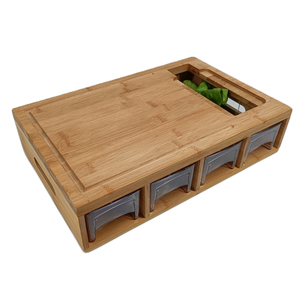 <span class=keywords><strong>Planche</strong></span> à découper de haute qualité avec conteneurs Planches à découper <span class=keywords><strong>en</strong></span> vrac <span class=keywords><strong>planche</strong></span> à découper <span class=keywords><strong>en</strong></span> bambou <span class=keywords><strong>en</strong></span> <span class=keywords><strong>bois</strong></span> avec quatre tiroirs et râpes - Product Image 2