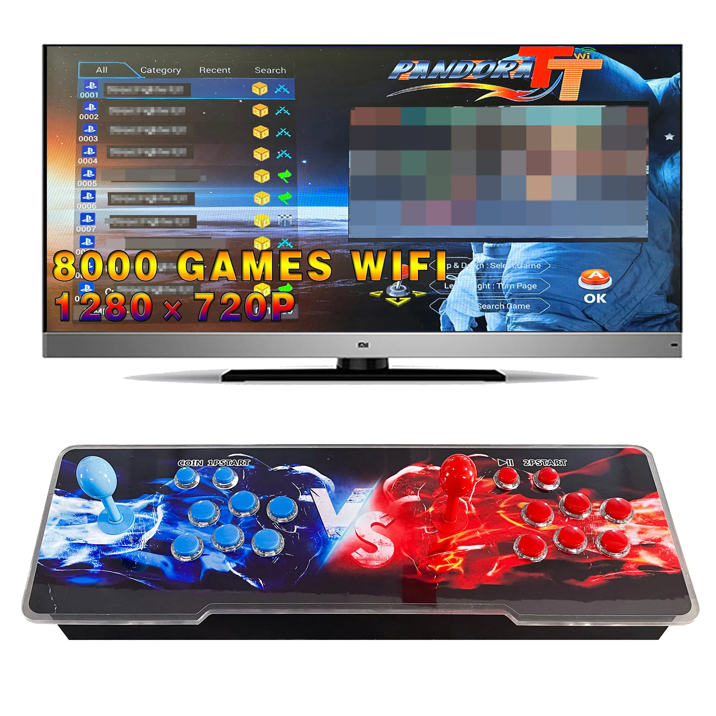 Vintage Electronic Rocker Game Arcade Legend Box 6/7/9/9h/9d Arcade Game joystick 3D Wifi Plus Game Box Street Fighter Arcade