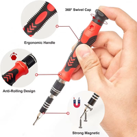 Kit d'outils de réparation électronique de précision DIY de 124 pièces, jeu de tournevis magnétique Torx Phillips pour téléphone, ordinateur, plastique
