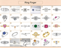 Bague en Moissanite en Gros, Argent 925, Bague Solitaire VVS, Coupe et Couleur Personnalisées, Fournisseur de Bijoux, Usine OEM pour Femmes