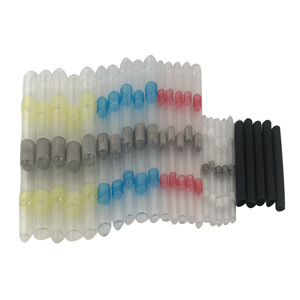 100Pcs <b>Box</b> Set Solder Ring Heat Shrink Terminal <b>Waterproof</b> Connector <b>Electrical</b> Accessory Multicolor Plastic - Product Image 5