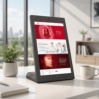 Tablette tactile Android OEM 8/10 pouces en forme de L avec NFC et PoE pour affichage interactif, évaluation des paiements et usage commercial IA