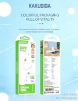 Câble de données KAKUSIGA, nouvelle arrivée, type C, 0,25 m, téléphones portables, silicone bicolore, câbles de charge rapide 100 W pour téléphone portable