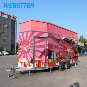 WEBETTER Remolque de Bar Móvil de Dos Pisos para Catering Comercial, Caravana de Comida Rápida, Camión de Comida de Doble Piso con Cocina Completa - Product Image 2