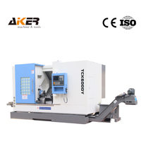 Tour-fraiseuse CNC à banc incliné TCK600DY/500, broche A2-8, alésage 86 mm, tourelle BMT55, préréglage d'outil axe Y