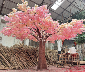 Nouveaux produits, grand arbre artificiel de 3 m de <span class=keywords><strong>hauteur</strong></span> et 5,5 m de largeur, <span class=keywords><strong>cerisier</strong></span> en fleurs, arbre à fleurs <span class=keywords><strong>japonais</strong></span> complet pour l'aménagement paysager décoratif - Product Image 2