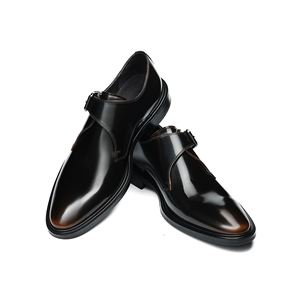 Chaussures habillées italiennes à bout carré pour hommes, de marque de luxe, fabriquées à la main, de haute qualité, à lacets, pour affaires, soirées et événements sociaux - Product Image 3