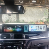 Autoradio DVD stéréo à trois écrans de 12,3 pouces pour BMW Série 3 F30 F31 F32 F33 F36 2012-2019 avec navigation GPS CIC NBT