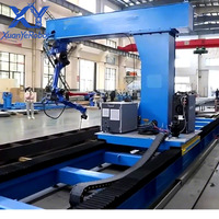 Station de soudage robotisée TIG laser avec bras robotisé à 6 axes, poste de travail de soudage cantilever, station de soudage robotisée automatique