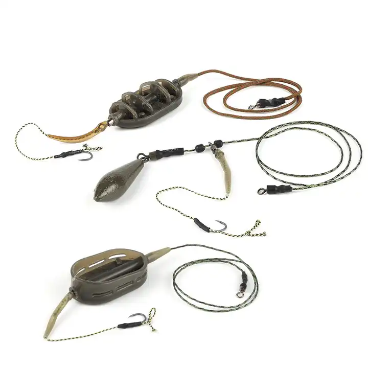 Fishing Hook Artificial Bait Cage Set