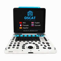 Échographe Doppler Couleur Vétérinaire OSCAT pour Ordinateur Portable avec Imagerie PW DPDI THI pour Diagnostic Hospitalier d'Animaux de Petite et Grande Taille