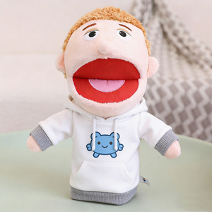 ตุ๊กตาผ้าพลัฌแบบกำหนดเอง OEM ของเล่นเด็ก ของเล่นเด็กเล็กตลกๆ ขายส่ง ตุ๊กตาสัตว์การ์ตูน ปากขยับได้ - Product Image 1
