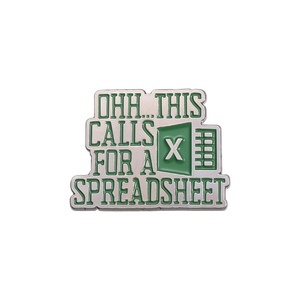 Excel-Arbeitsblatt Emaille-Pins individuell Dies erfordert eine Tabellenheftung Broschenzen Revers-Aufkleber Tierschmuck Geschenk für Kinder Freunde - Product Image 1