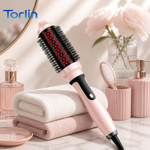 <span class=keywords><strong>Fer</strong></span> à boucler professionnel Torlin électrique avec <span class=keywords><strong>boucle</strong></span> interne, revêtement céramique 65MM 200°C, infrarouge LED, pour hôtel et usage domestique - Product Image 1