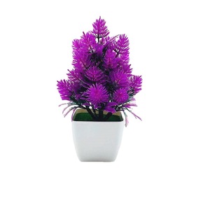 Plante Artificielle en Pot d'Usine 12x20 cm, Ornement de Bureau Vert en Plastique - Product Image 5